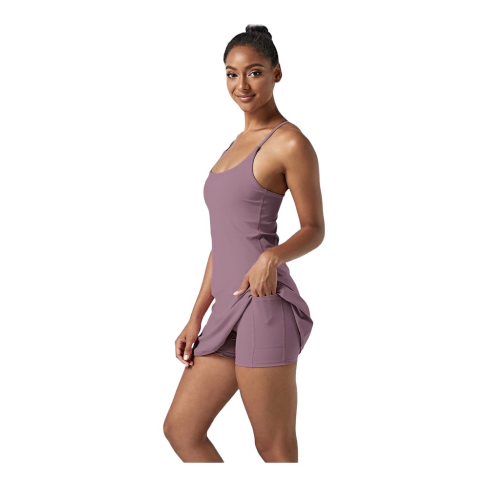 Halara Everyday Cloudful Air Adjustable Strap 2-in-1 Euphoria Air-Longer Dress